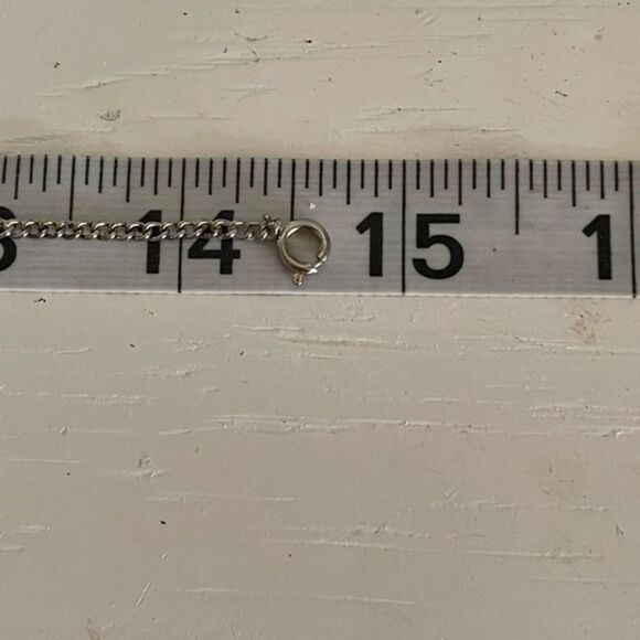 15” All About You gold tone Figaro chain necklace with “Donna” spelled in beads - Picture 8 of 8